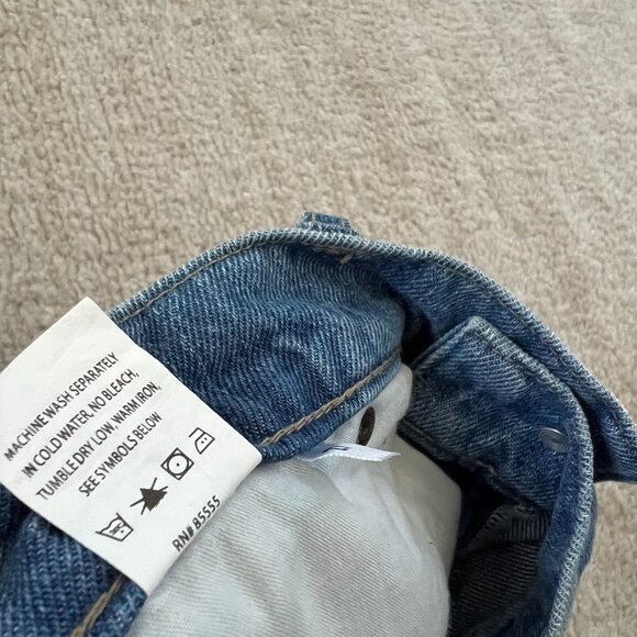 Pistola Blue Ripped Jeans Denim Shorts 27 - Picture 8 of 9